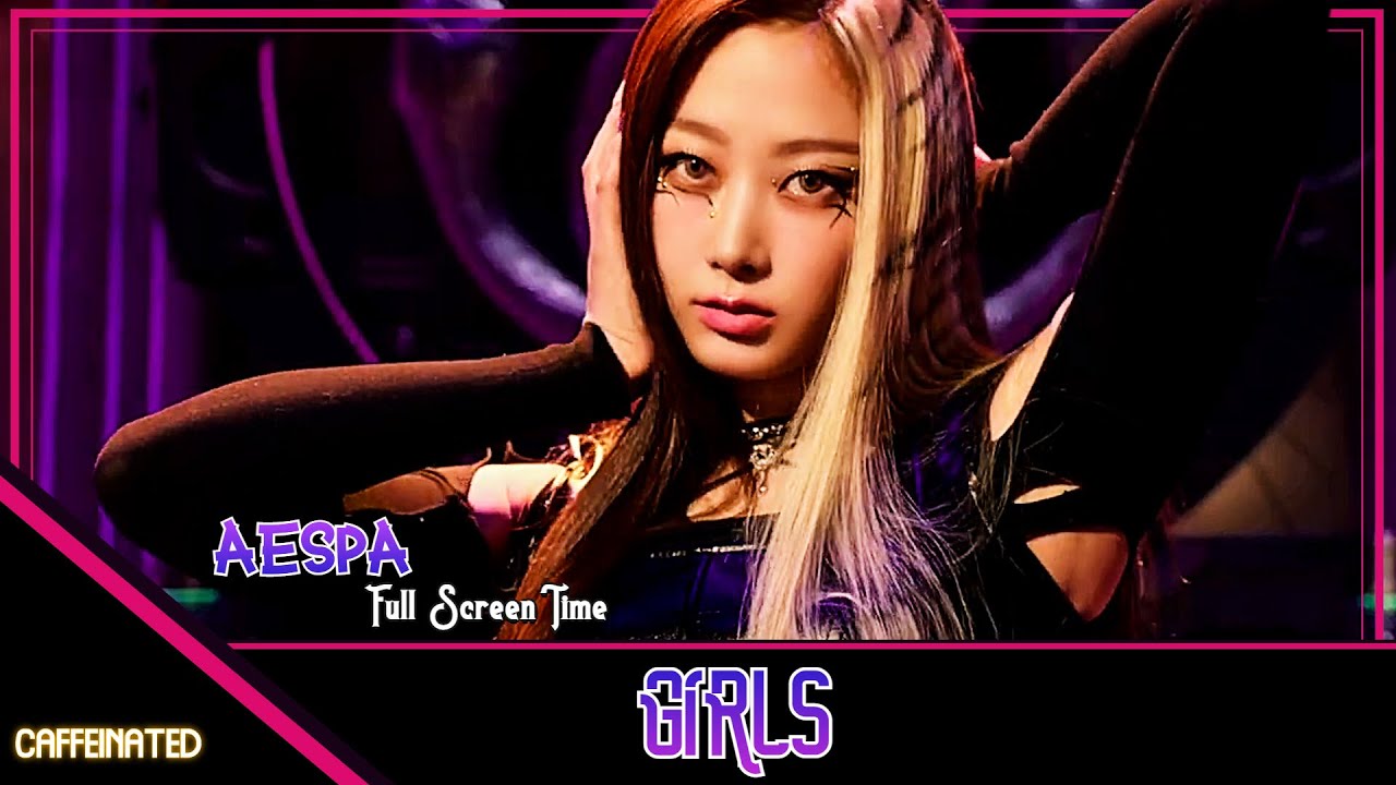 aespa 'Girls' - Full Screen Time Distribution [Color Coded]