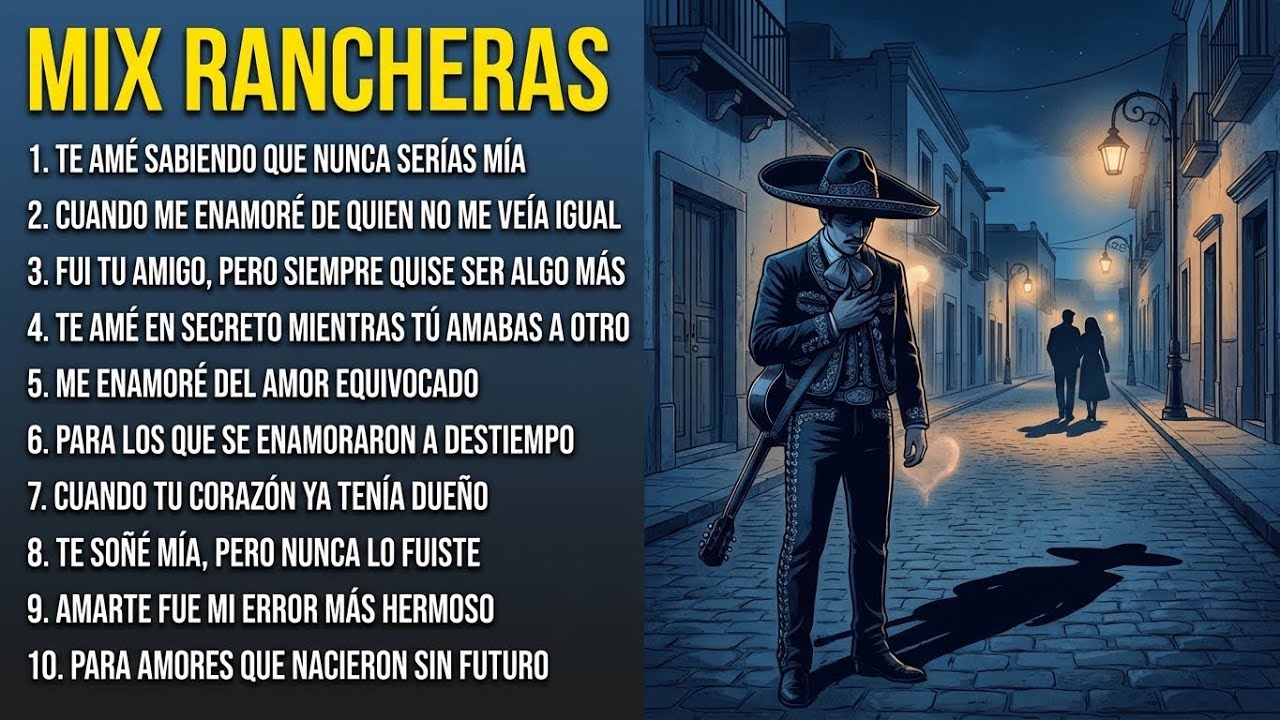 Rancheras Romanticas - Mix Amores que Nunca Pudieron Ser