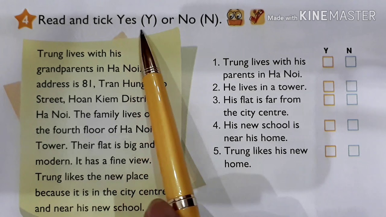 Tiếng Anh lớp 5 Unit 1 lesson 3