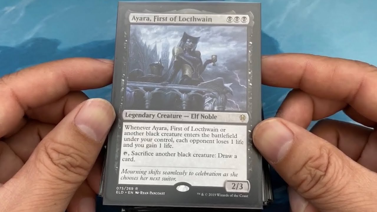 I’m Working on a Ayara, First of Locthwain - Commander Deck Tech; Magic the Gathering