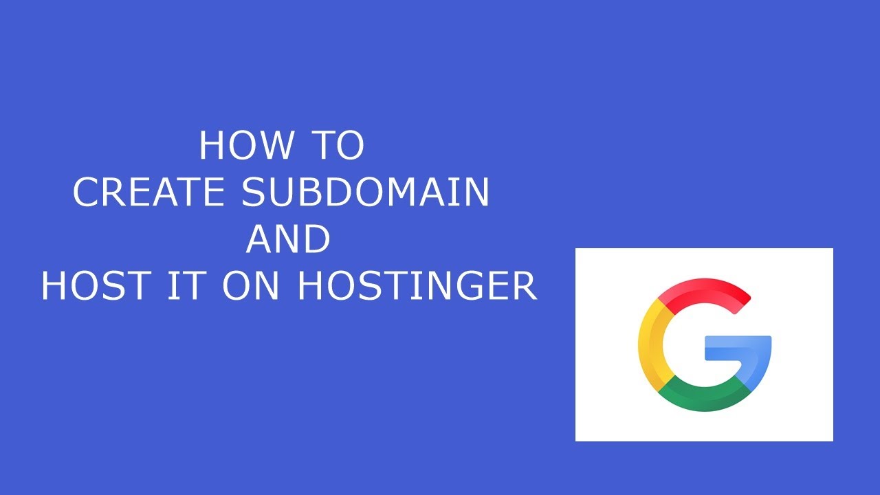How to Create a Subdomain & Host It on Hostinger: Step-by-Step Guide!