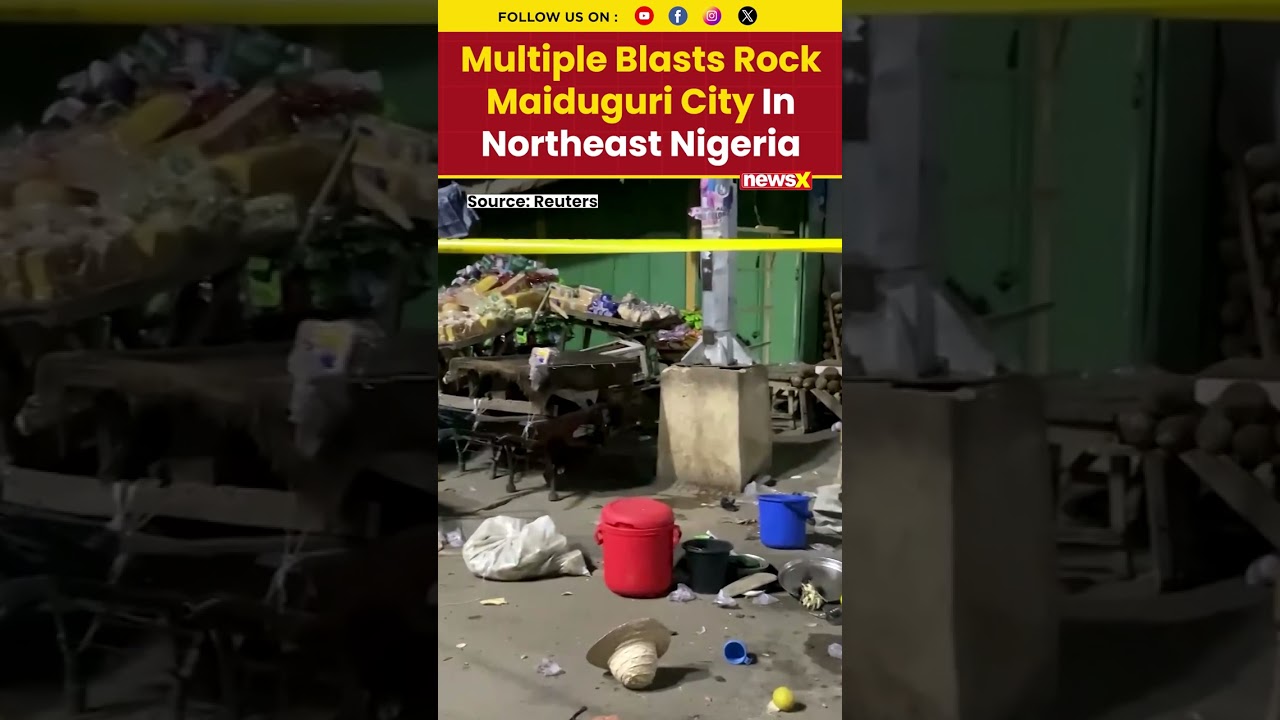 Explosions Heard Across Maiduguri As Security Forces Rush To Sites #nigera #explosion #shorts