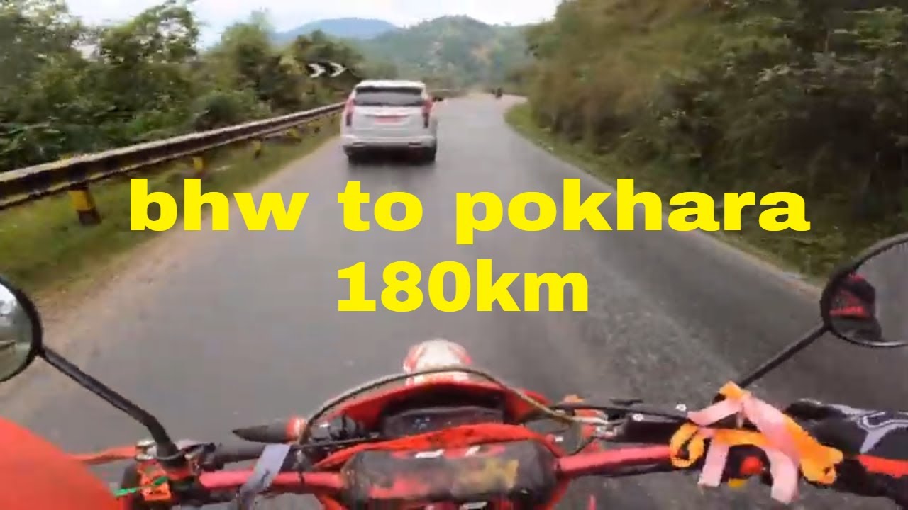 My First Longride In Crossfire RM250 || Bhw To Pokhara || 180 kilometer