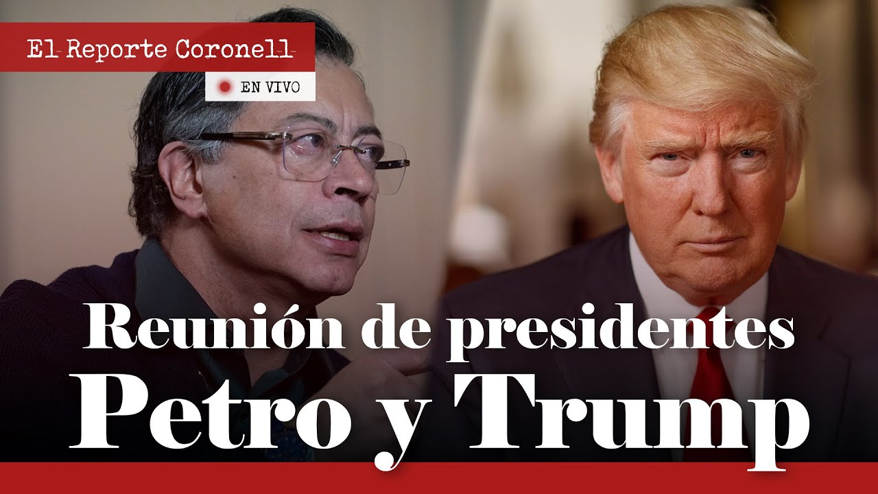 Gustavo Petro llega a la casa blanca a su reunión con Donald Trump | El Reporte Coronell