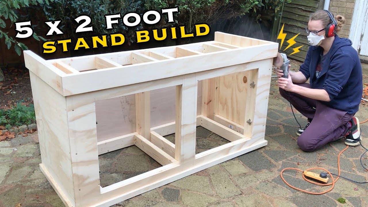 Изготовление подставки для аквариума (5'x2'x2') — Часть вторая