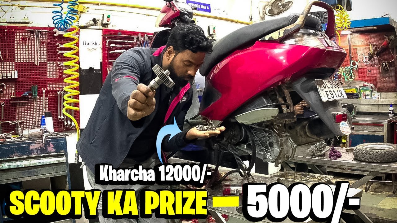 Scooty Repair karne mein total kitna kharch aaya || Mota kharcha 😨