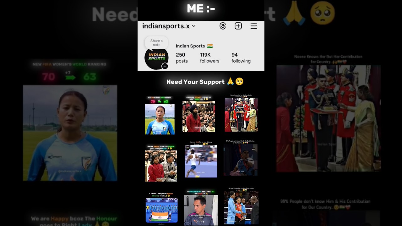 I need Your Support 🙏🥺 #india #indiansports #athletes