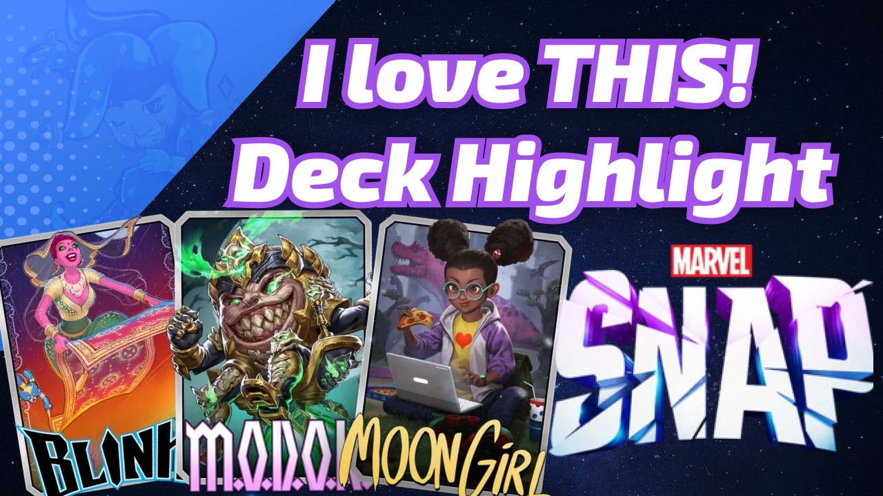I'm in LOVE with this Blink, MODOK, Moon Girl deck! | Marvel SNAP Deck Highlight