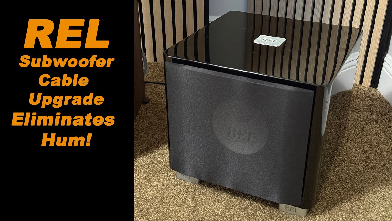Upgrade your REL's High-level input wires to eliminate REL Subwoofer Hum!