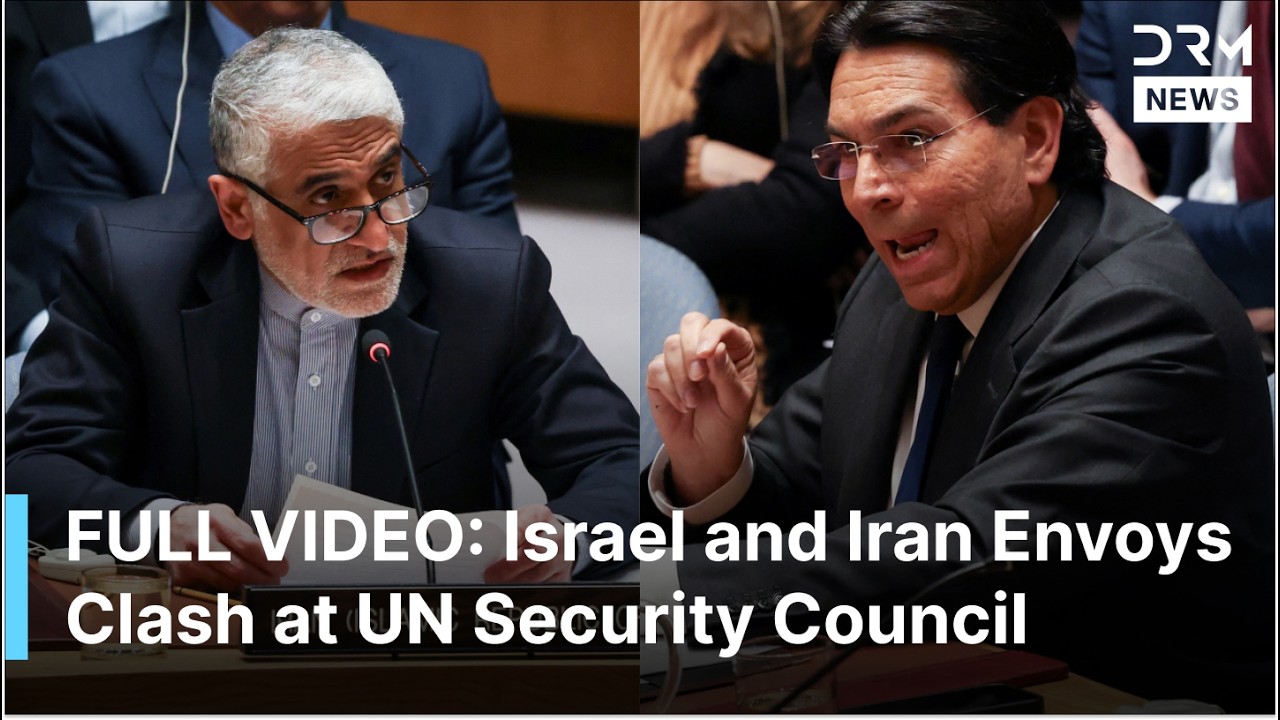 FULL: Israel and Iran Envoys Brutally Clash at UN Security Council Over U.S.-Israel Strikes | AC1G