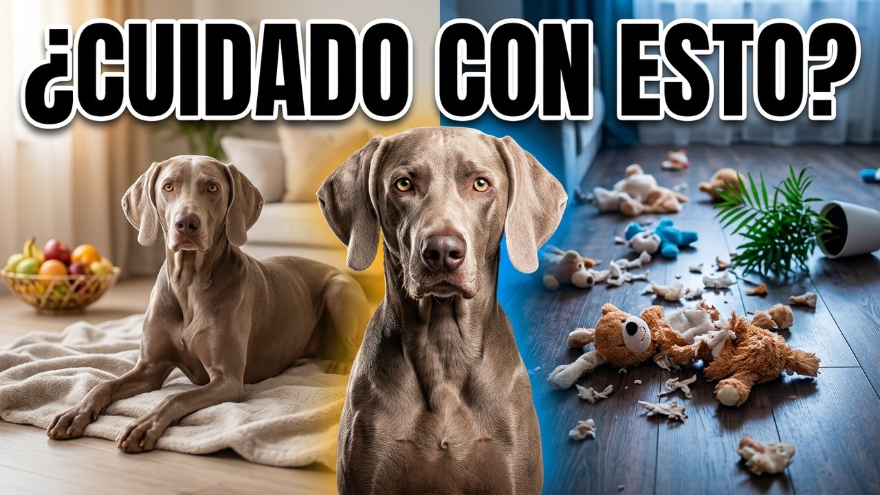 ¿Debería tener un Weimaraner? Esto es lo que nadie te dice