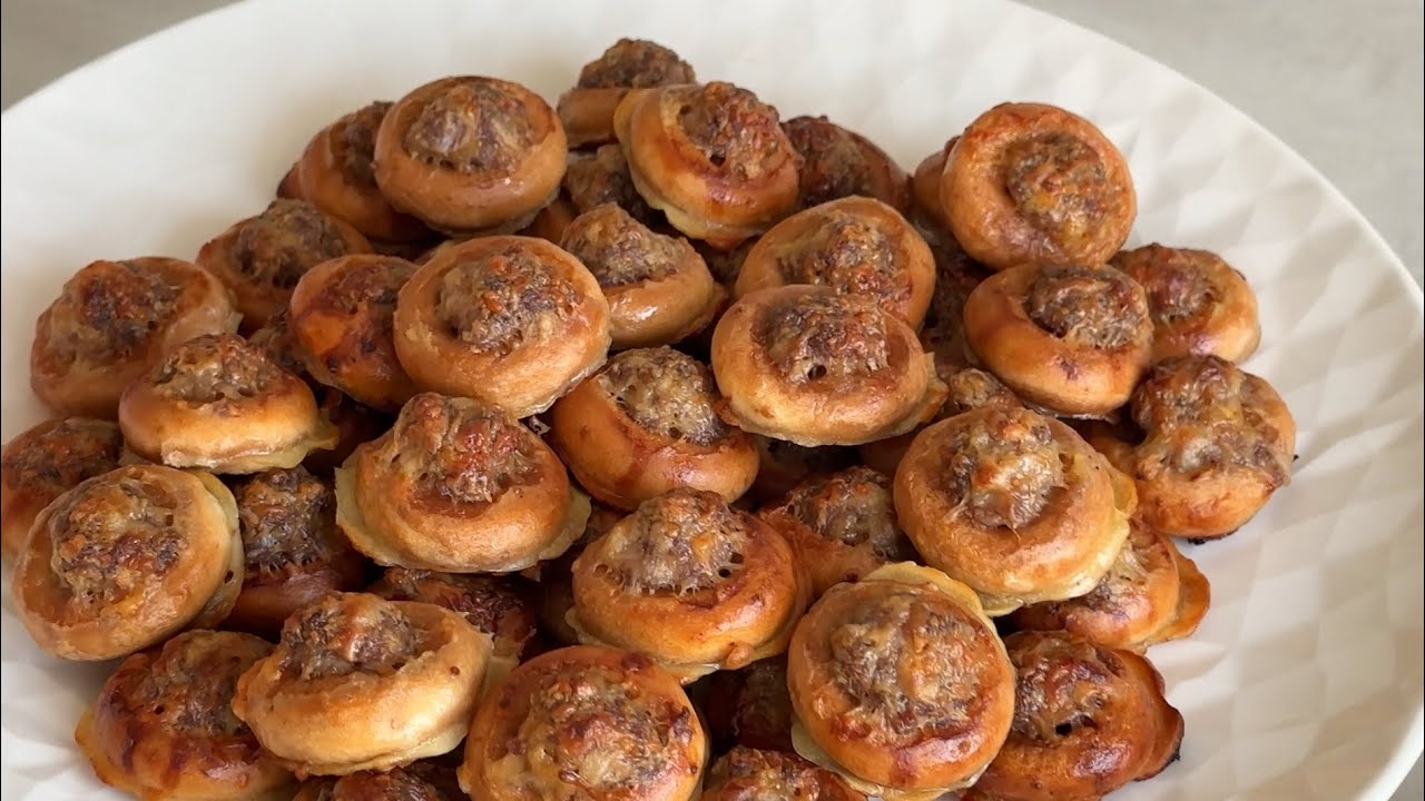 Бублики з фаршем в духовці // Як приготувати смачні бублики з м'ясом та здивувати всіх!