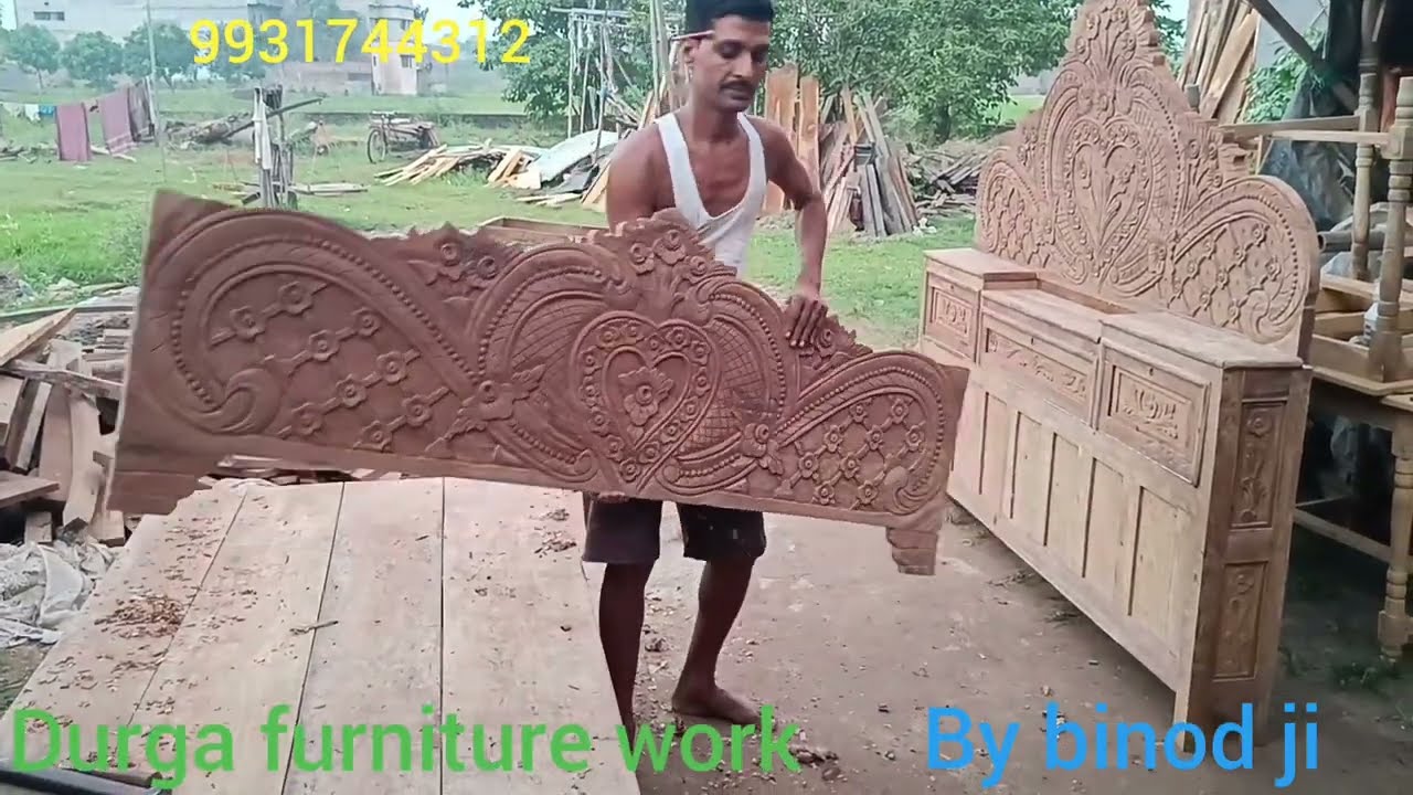 दिल मॉडल का पलंग कैसे बनाएं#nirmali #woodworking ##furniture #by binod ji