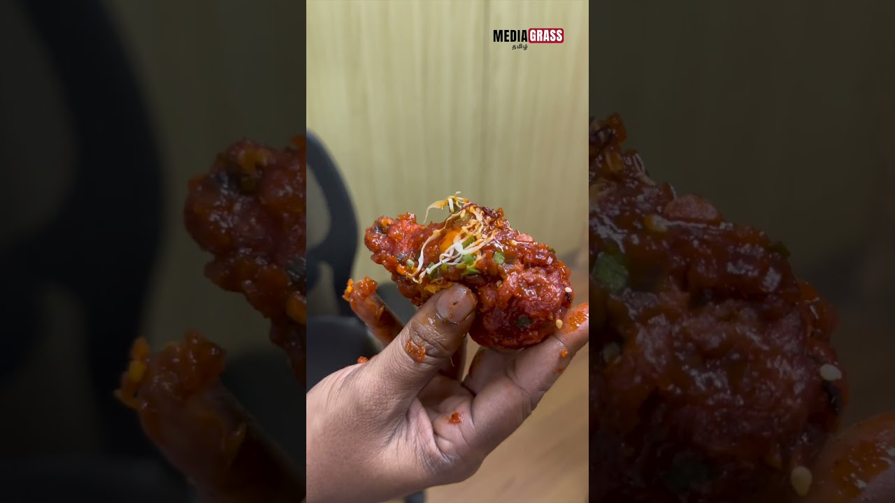 Enadhu idhu veg ah 😵?? | Food | Mediagrass Tamil | Swiggy | Paneer Lollipop #trending #food #shorts