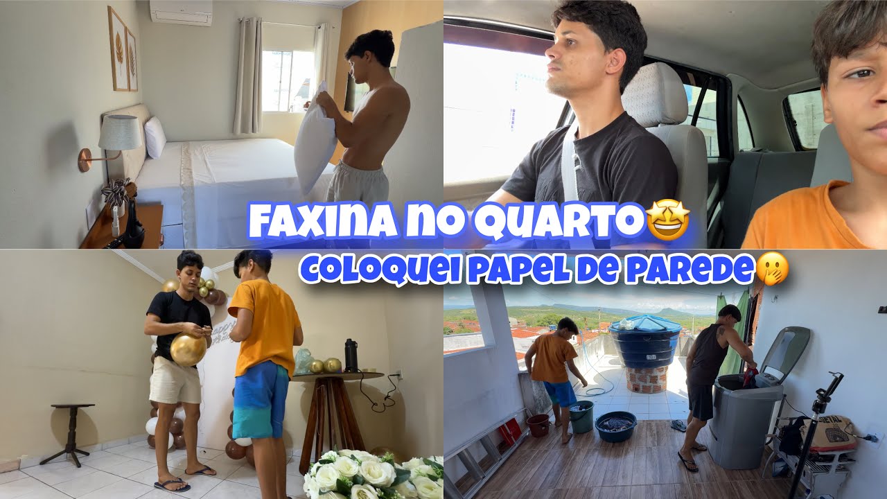CAUÃ ME AJUDOU NO TRABALHO/RODRIGO FEZ O ALMOÇO/ ROTINA