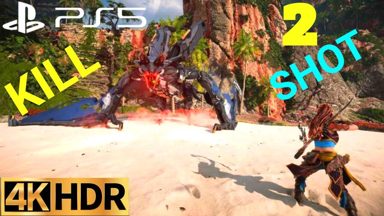 2 Shot Kill Most Powerful Valor Surge | Best Sharpshot Bow Build | Horizon Forbidden West PS5 4K HDR