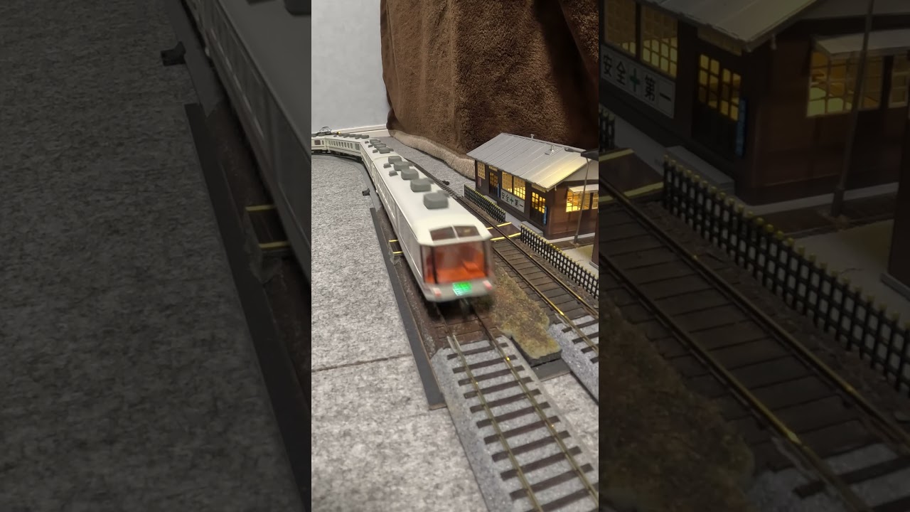 Hoscale ジオラマ詰所 EF60 EF58 やすらぎ 12系 【大阪ジェイモデリング】【GoPro】【ショート】 part 1   024
