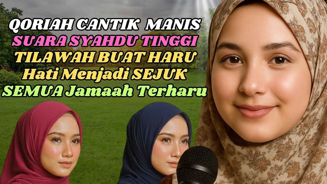 QARIAH CANTIK MANIS TILAWAH SUARA TINGGI ❗Bacaan Al-Qur’an Menyentuh Kalbu dan Membuat Semua Haru