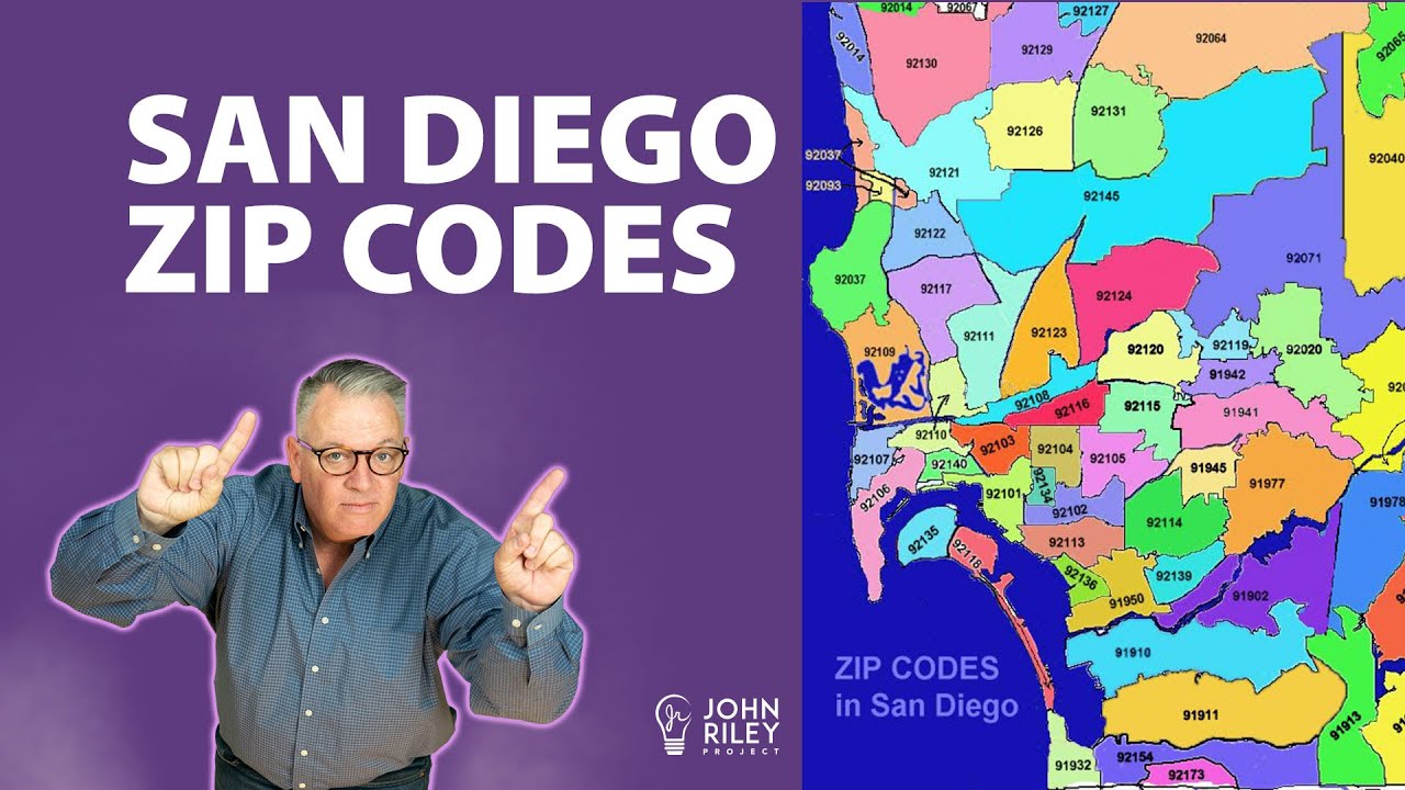 San Diego Zip Codes.  La Jolla and Coronado break the rule.