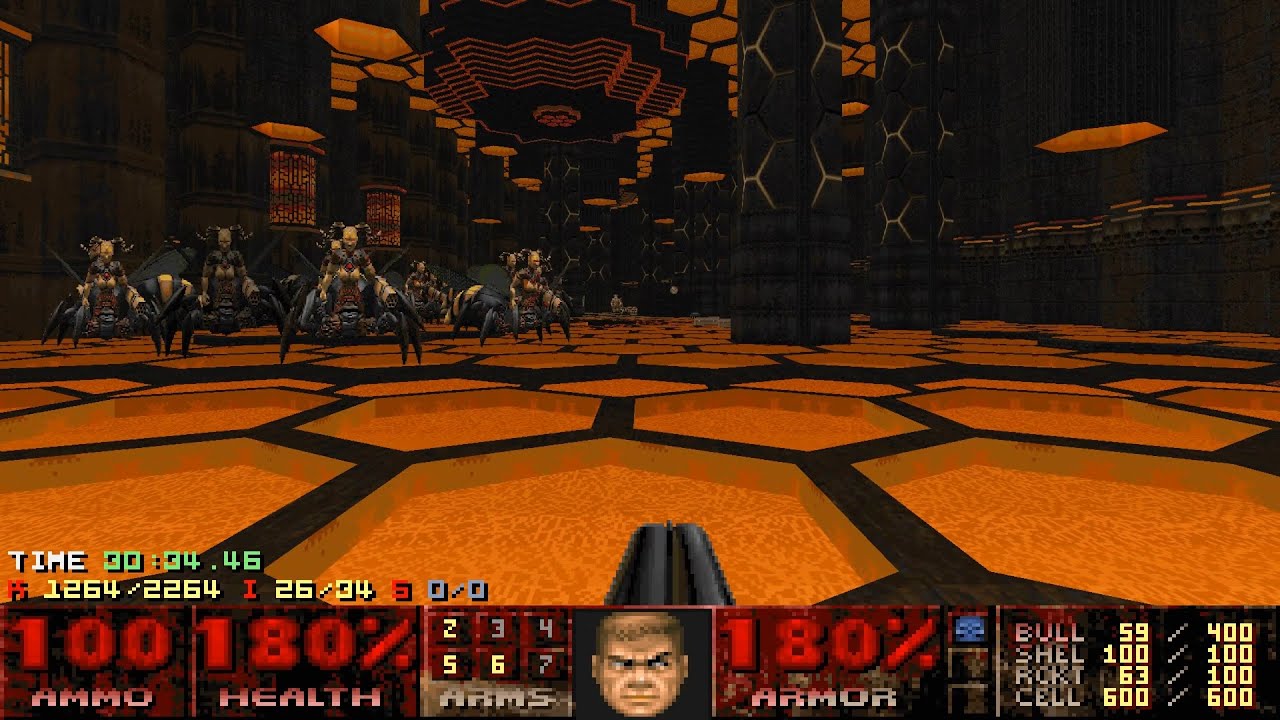 Doom II: Sunder - Map 18 (The Singing Void) UV-Max in 56:01