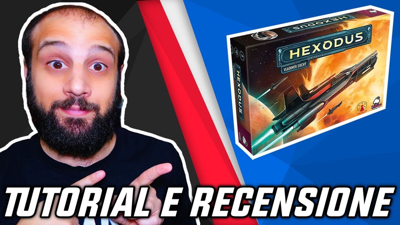 Tutorial e Recensione HEXODUS - Finalmente un Eurogame Originale!