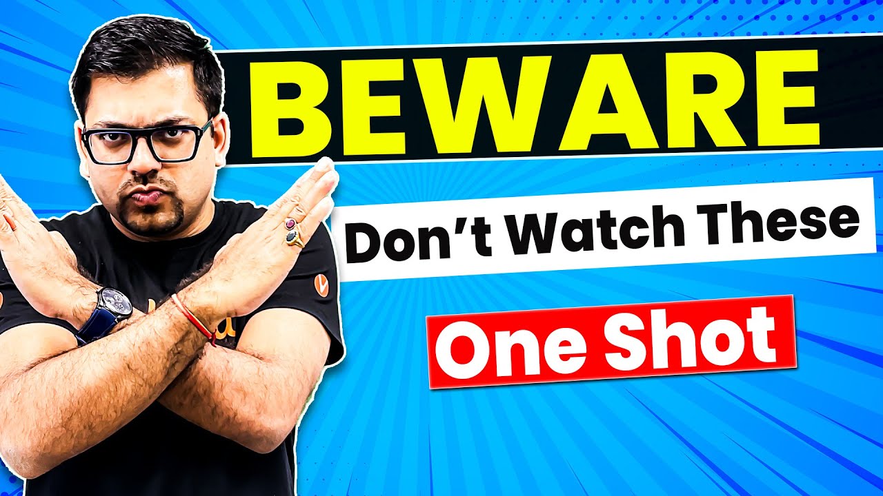 ⚠️The Dark Truth About One Shot Lectures | JEE 2026 | Harsh Sir