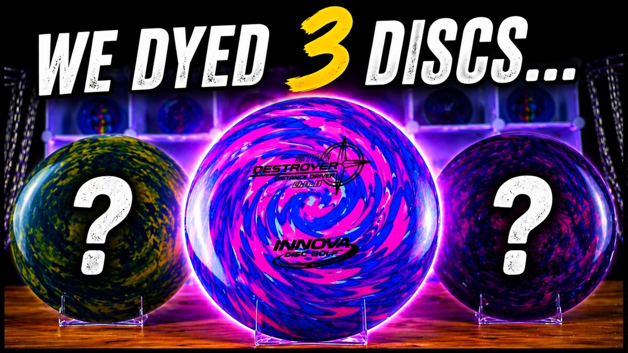 3 Discs DYED With PRO Chem & Lotion