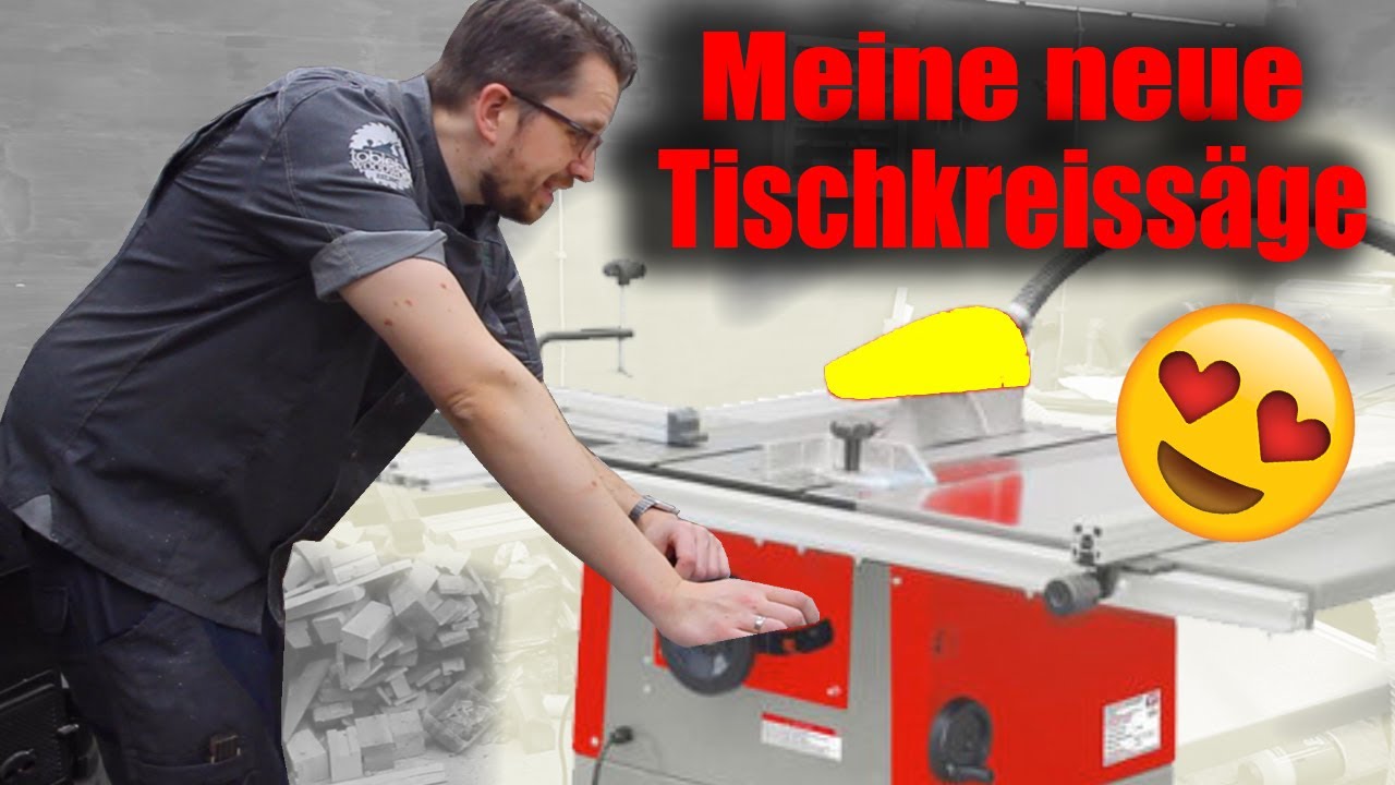 Holzmann TS 250 Tischkreissäge oder schon Formatkreissäge ! Unboxing ! Aufbau ! Erster Test