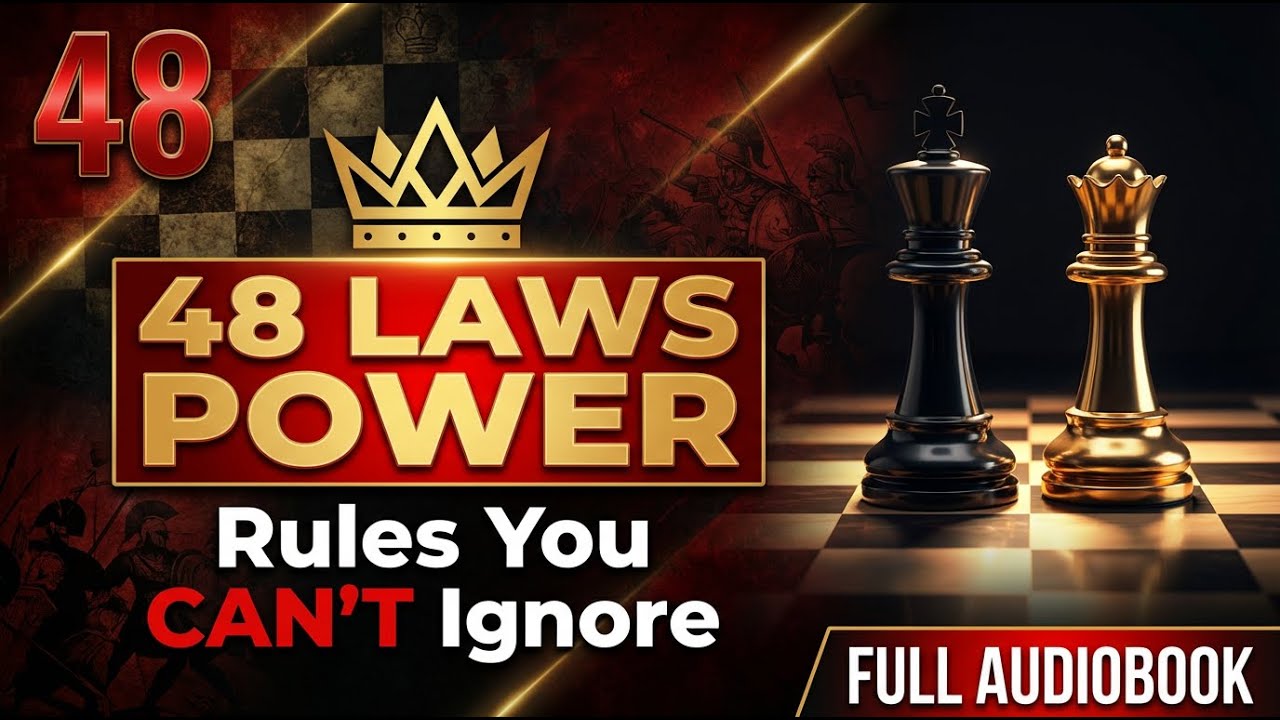 The 48 Laws of Power: The Rules You Can’t Afford to Ignore.(Audio Book)