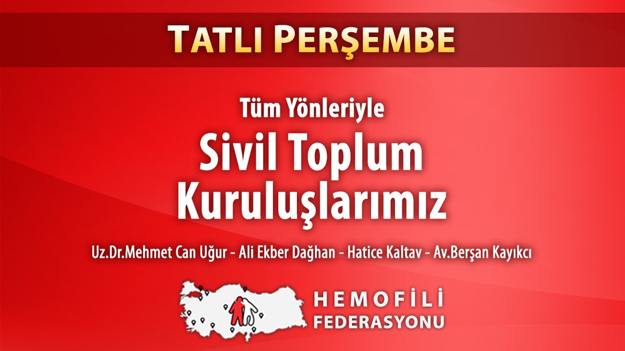 Tüm Yönleriyle Sivil Toplum Kuruluşlarımız - Tatlı Perşembe