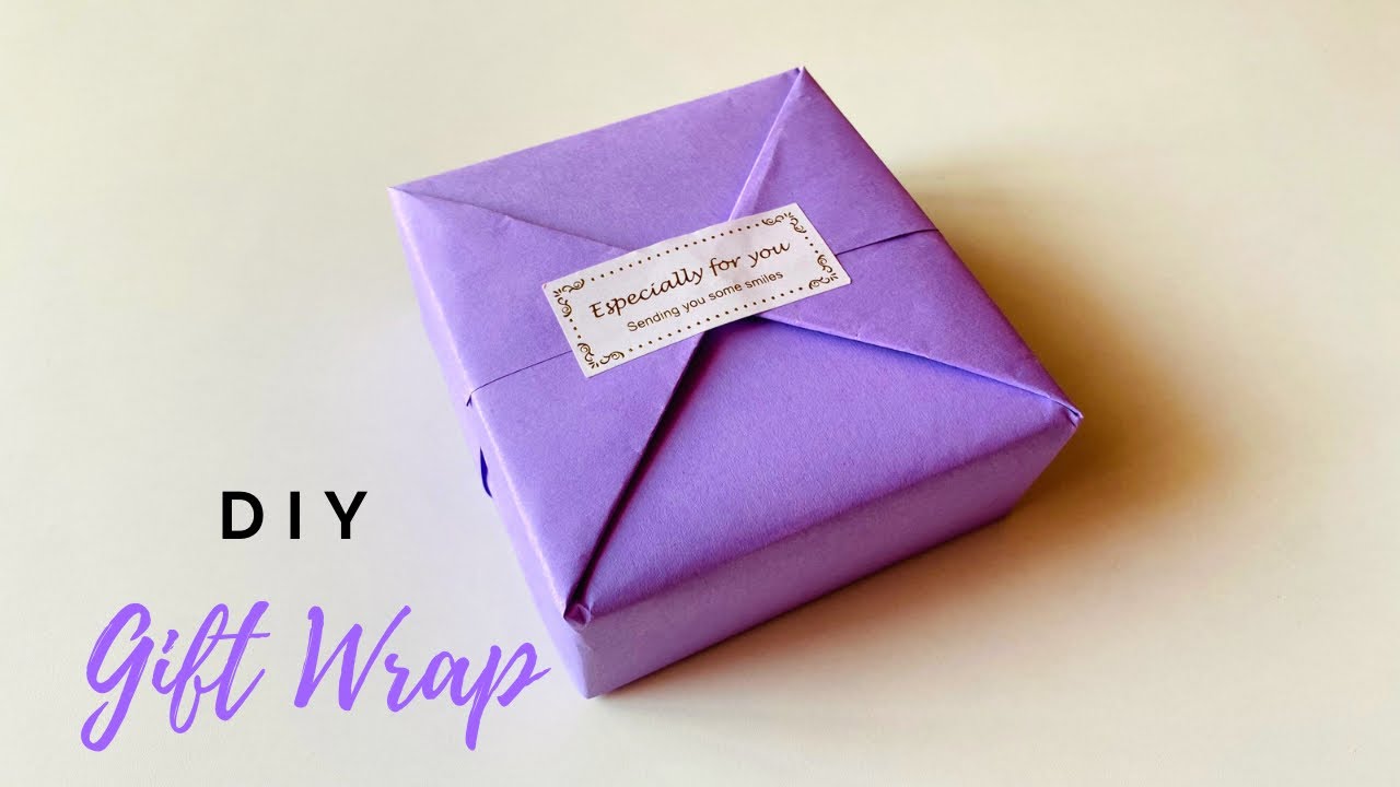 Easy Gift Wrapping for Square Box | Gift Wrapping Ideas | How to Wrap a Square Box