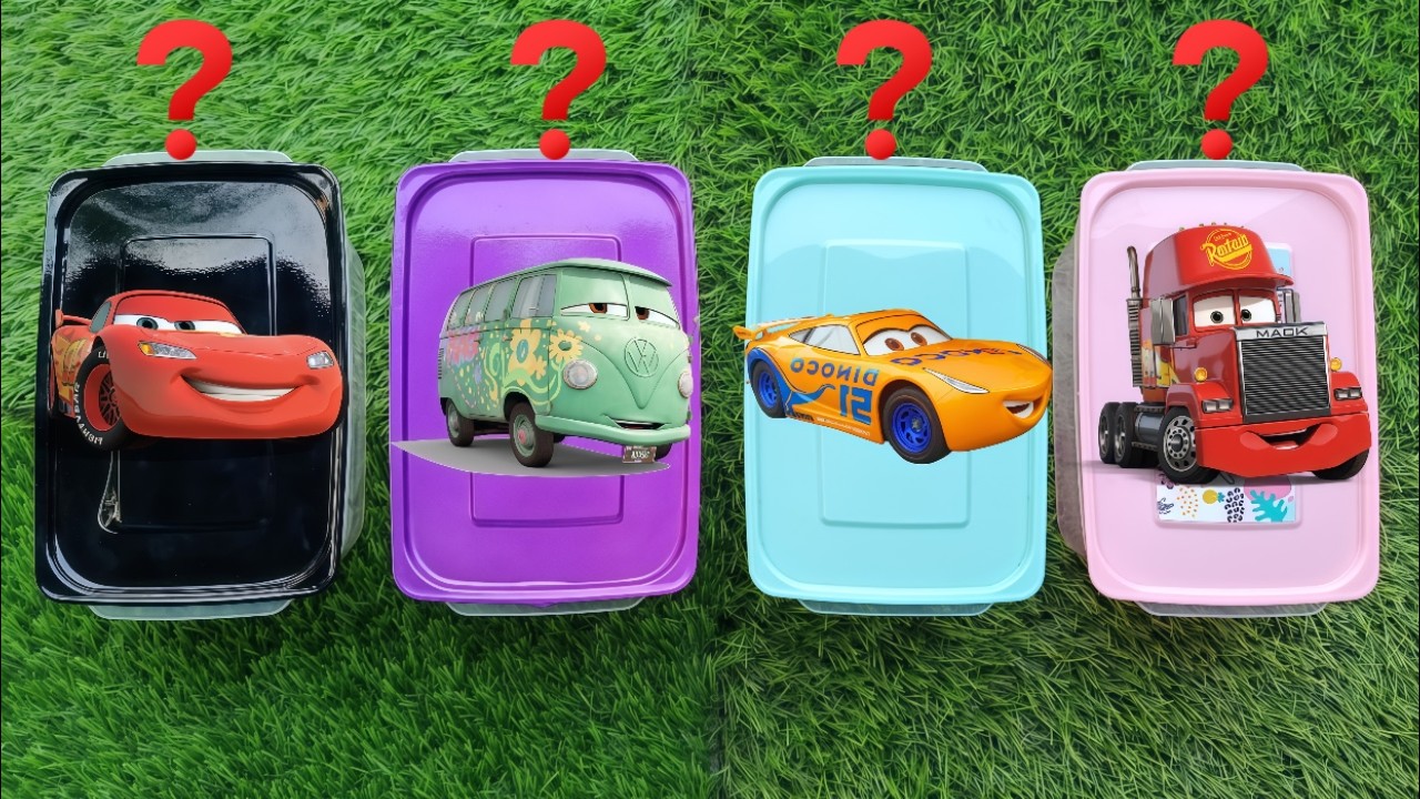 Surprise: Disney Pixar Cars Unboxing Review | Lightning McQueen, Tow Mater, Mack, Fillmore, Cruz