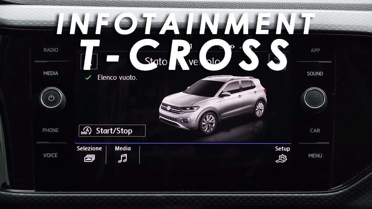 Volkswagen T-Cross - Focus Sistema Infotainment (ENG SUBS)