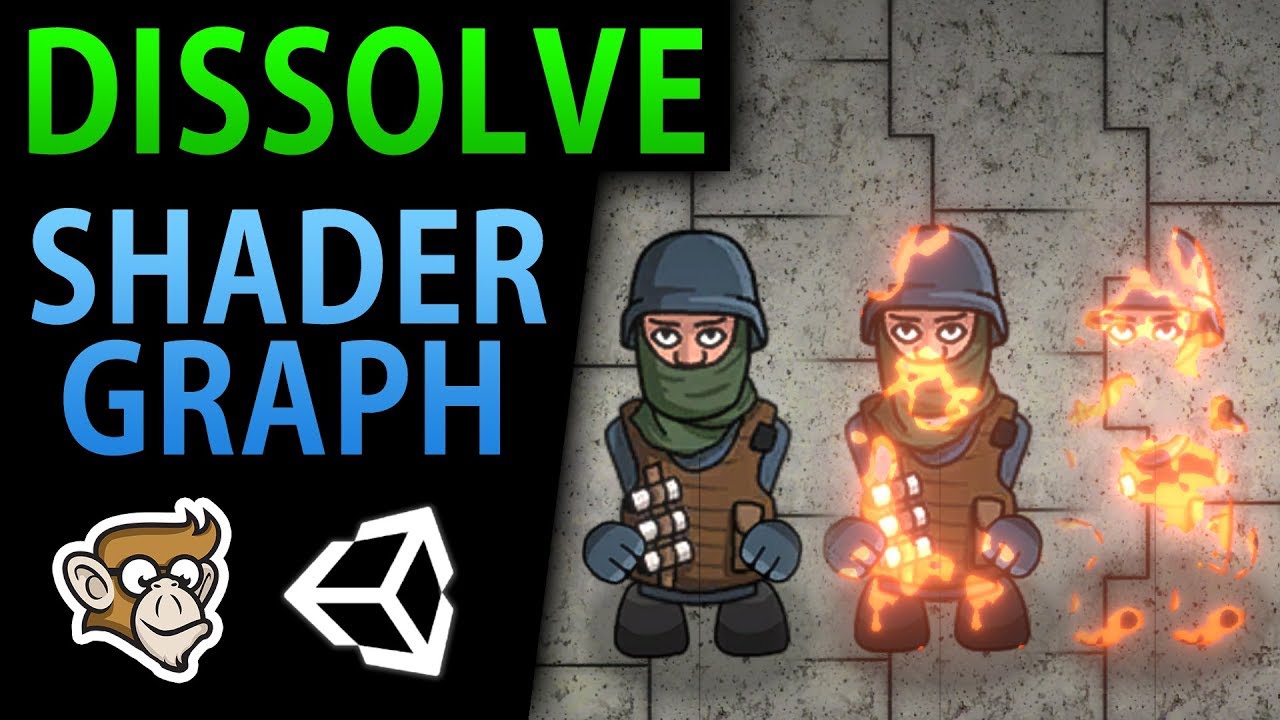 Sprite Dissolve - 2D Shader Graph Tutorial