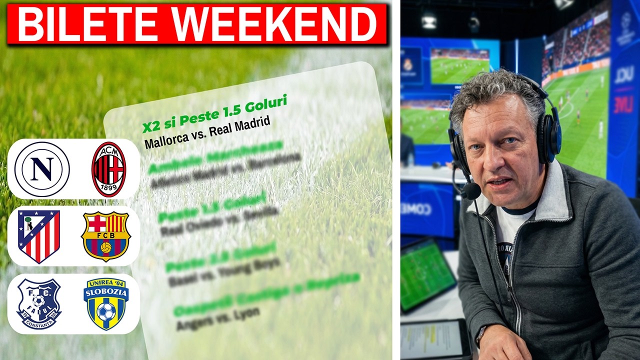 Lovim weekendul cu 3 bilete! Real, Barca, Napoli - 2000 Lei C&acirc;știg! 💸 FACI PARIU #455 #pariuri1x2