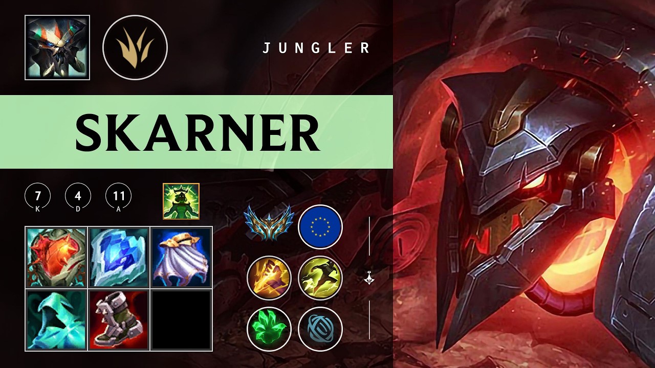 Skarner Jungle vs Master Yi - EUW Challenger Patch 26.04