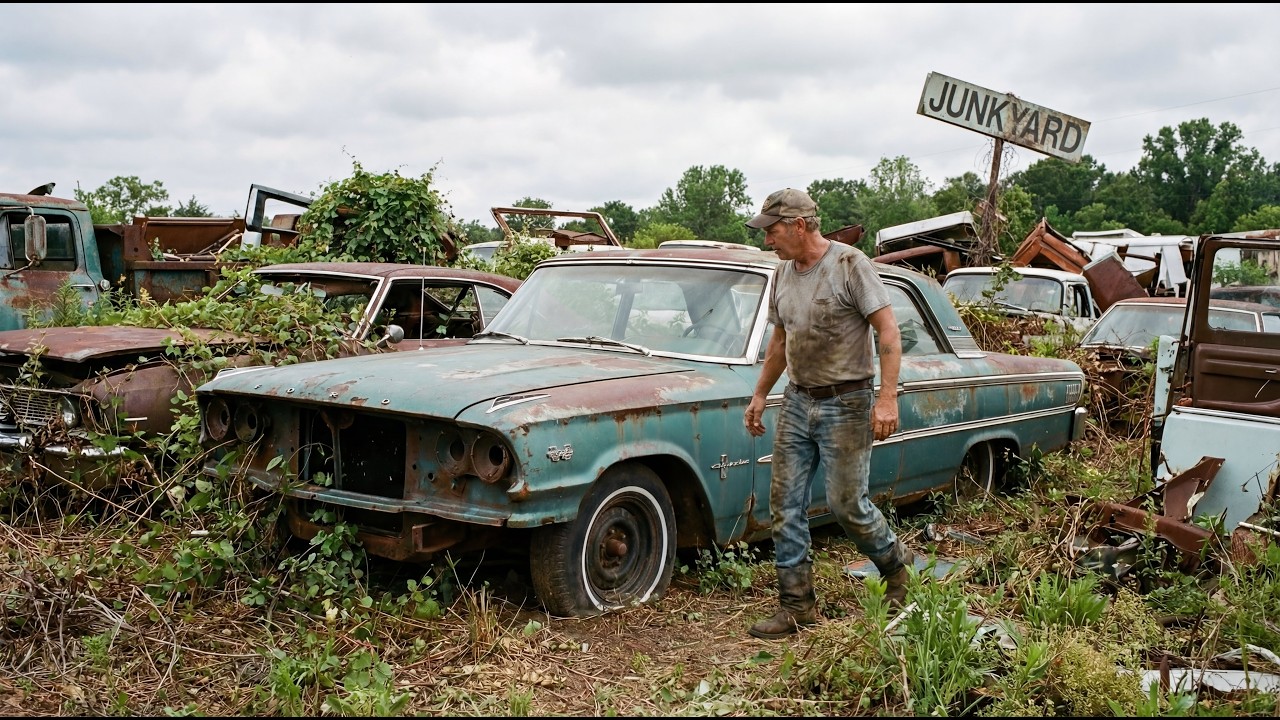 ASMR Car Restoration | 1963 Ford Galaxie 500 Full Transformation from Abandoned to Showroom New