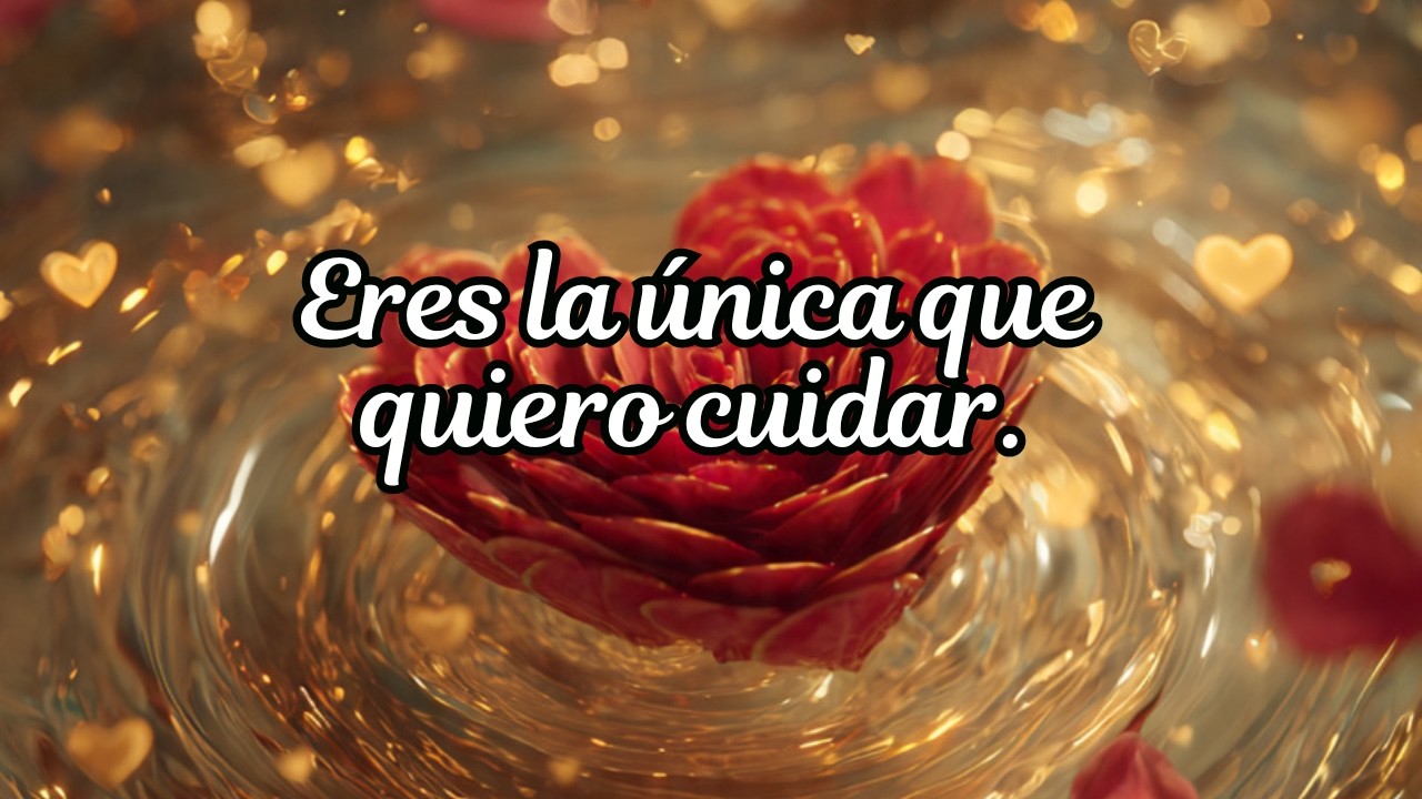 ♠ 💘 Una rosa hecha carta para la mujer quiero caminar a tu lado #amor