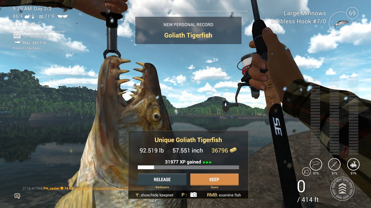 how to get insane XP in fishing planet on the Congo river READ DESCRIPTION