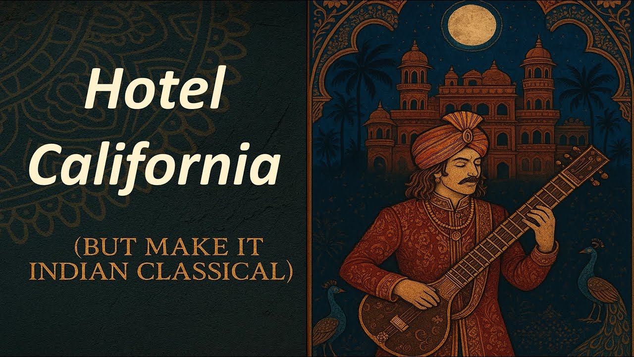 Hotel California but make it indian classical