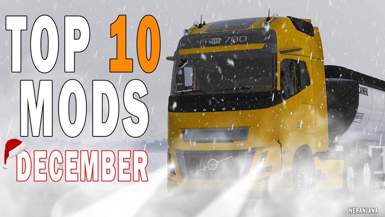 TOP 10 ETS2 MODS - DECEMBER 2024 | Euro Truck Simulator 2 Mods