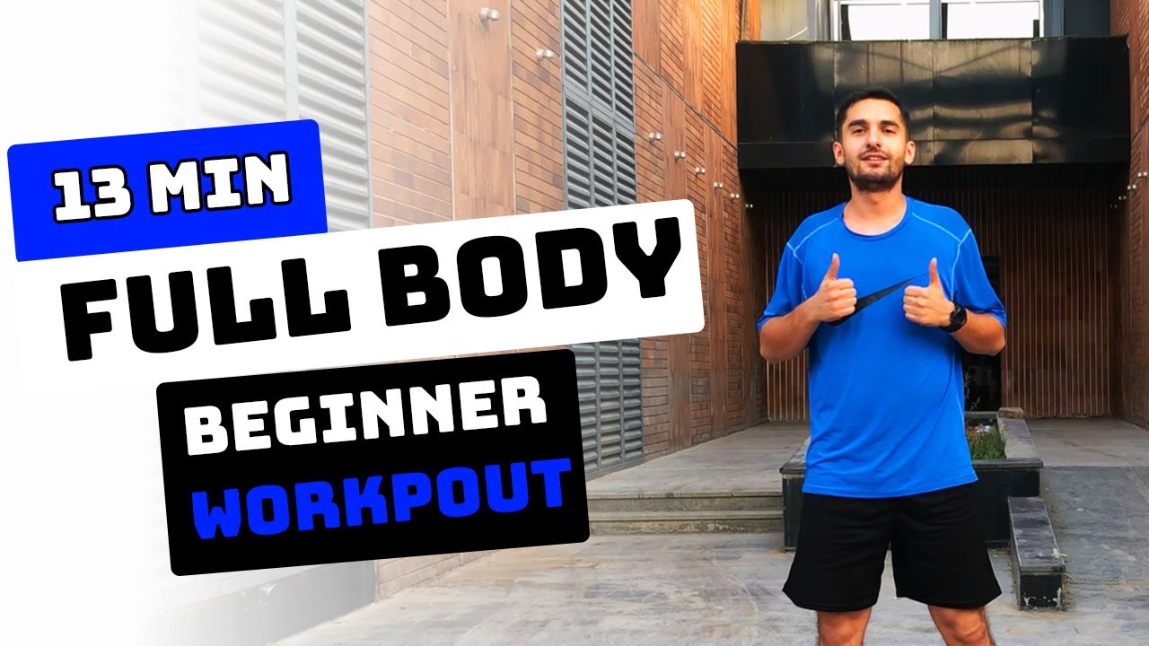 🔥 13 MIN-Full Body Beginner Workout at Home Day 0