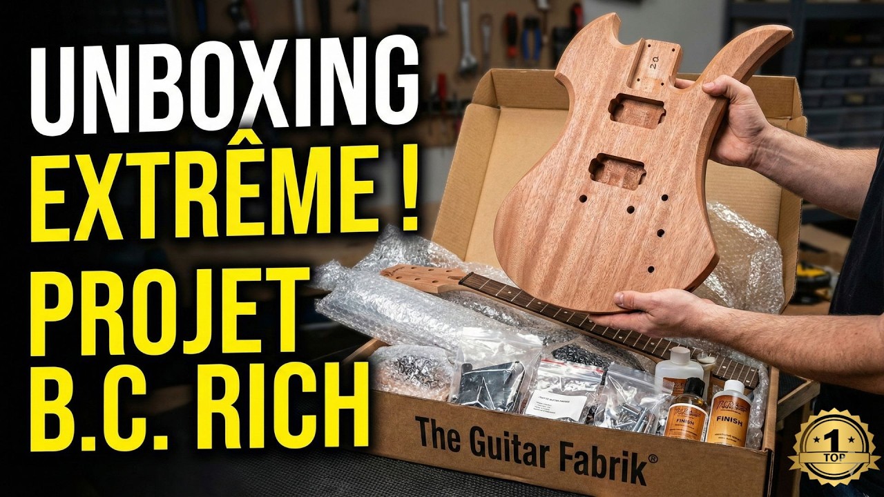 🎸 UNBOXING : Le Kit Guitare B.C. Rich SOB de The Guitar Fabrik ! (Acajou & Palissandre)
