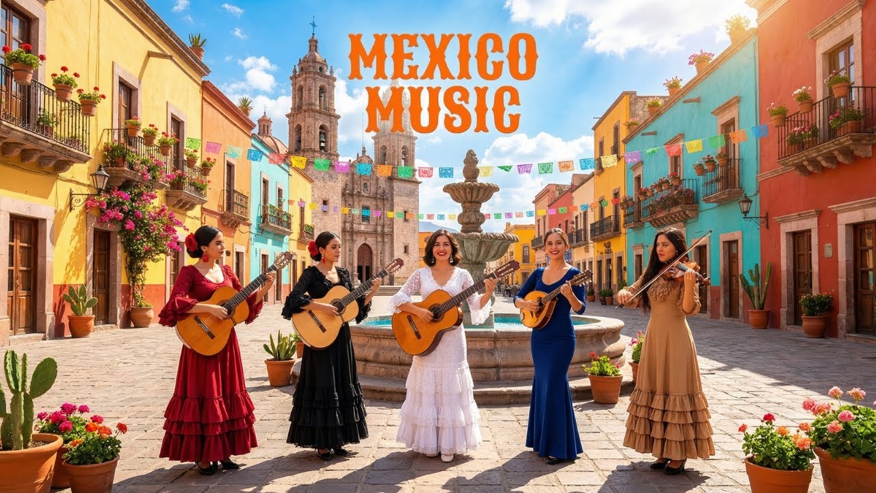 Mexico & Italy Romantic Nights | Saxophone, Guitar & Accordion Instrumental Playlist