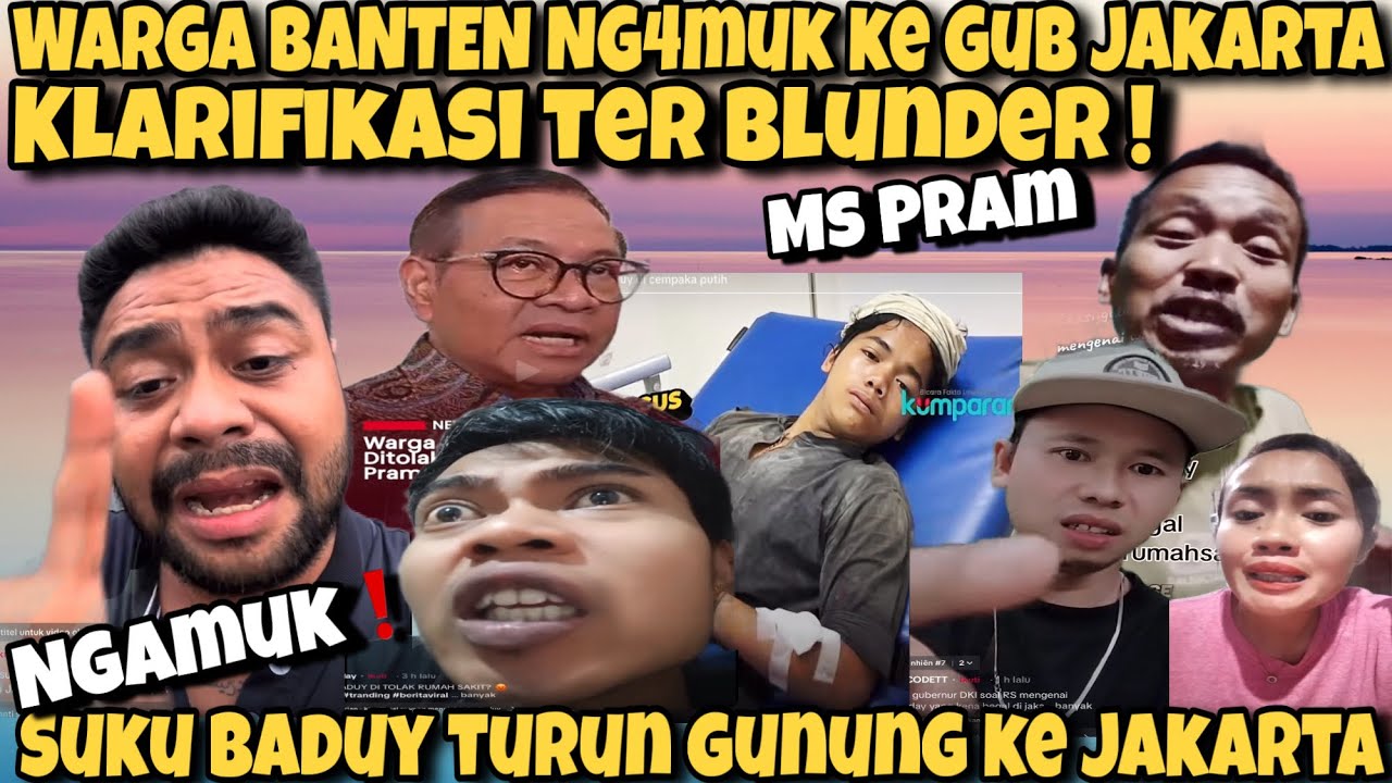 W4RGA B4NTEN NG4MUK‼️KE GUB JAKARTA -KLARIFIKASI KO BLUNDER !