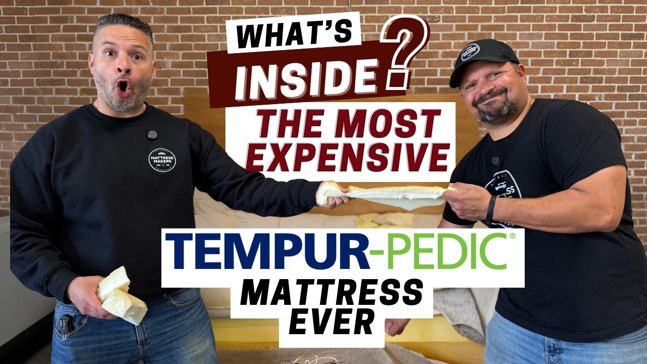 Анатомия матраса Tempur-Pedic GrandBed стоимостью 8000 долларов.