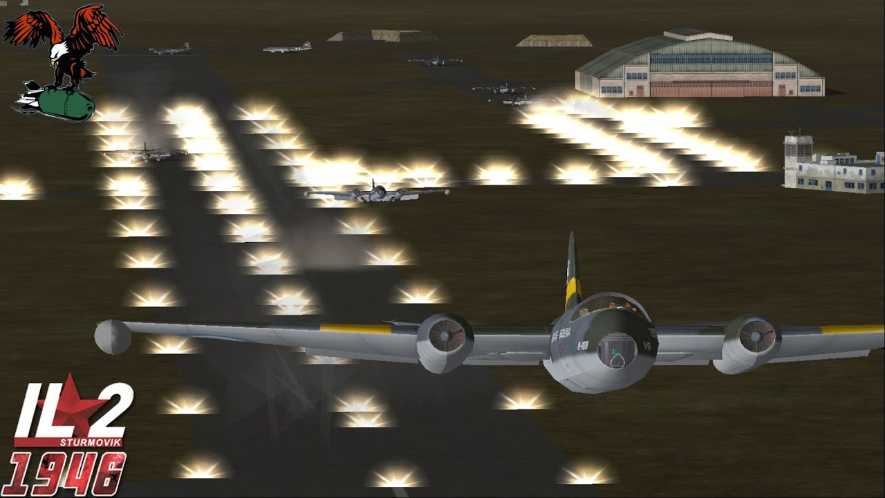 Pelicano Nocturno Misión sobre Malvinas 🇦🇷en Il-2 1946 mod Ultrapack.