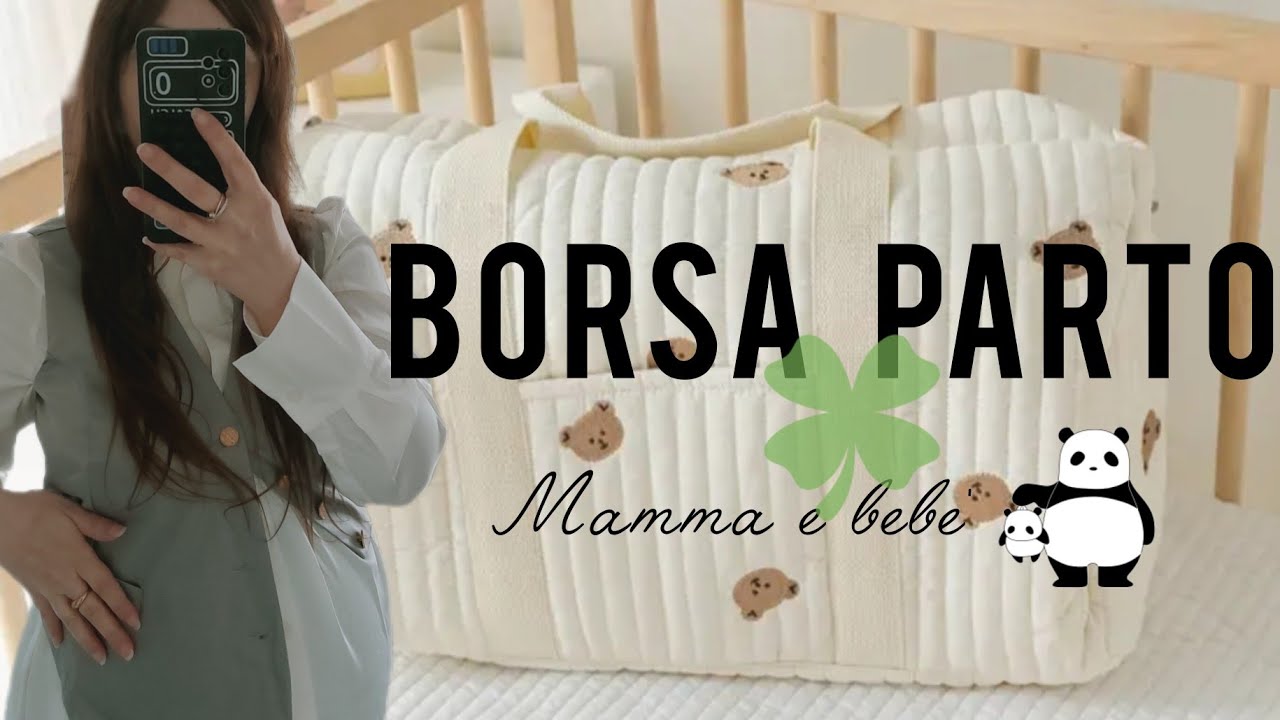 BORSA PARTO🧳 gli essenziali Mamma e neonato che porterò in ospedale🏥