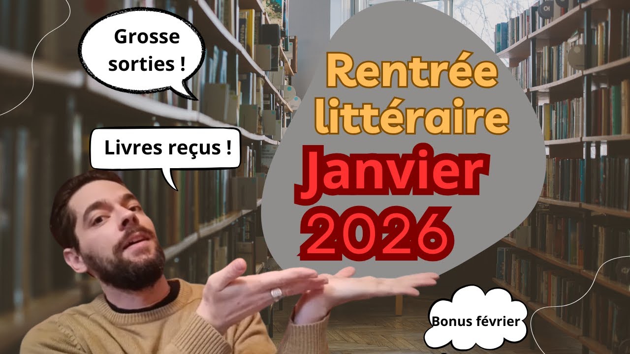 Rentrée littéraire janvier 2026 = grosses sorties et livres reçus ! Entre tauliers et inconnu(e)s :)