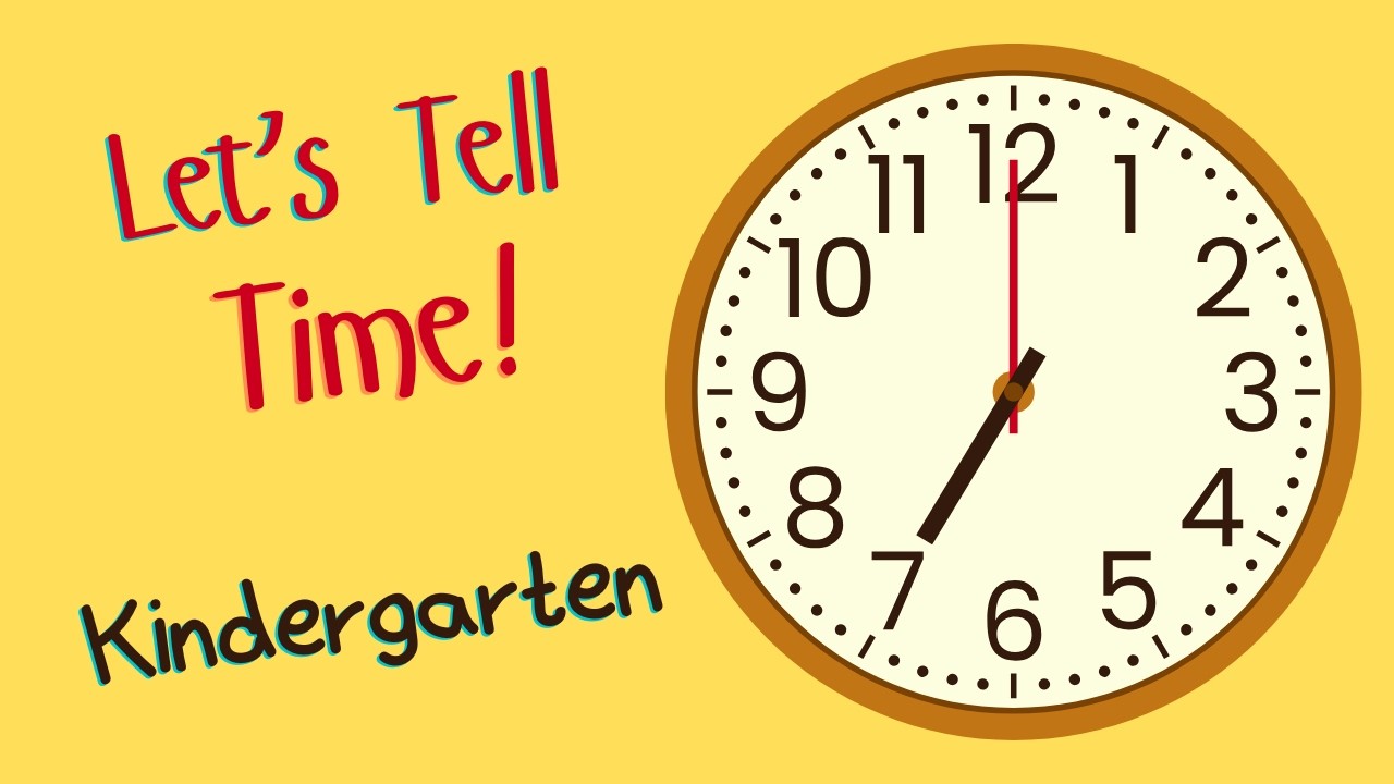 Fun and Easy Ways to Teach Kinders to Tell Time!